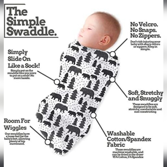 (2) Henry Hunter Baby Swaddle Pack - Picture 4 of 11